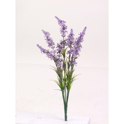 24x Lavendel Blütenstängel Gras Pflanzen Blumen Dekoration Getrocknet Vasen Haus