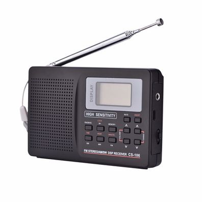 Am / sw / lw / tv / fm-Ton Vollfrequenzempfänger Radio