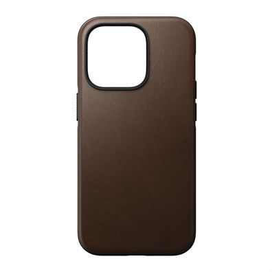 Nomad Modern Leather Case für iPhone 14 Pro - Rustic Brown