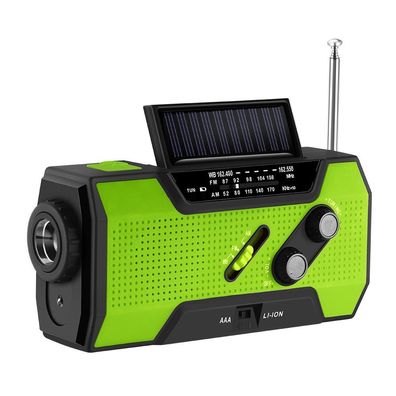 Fornorm für Noaa Wetter Radio - Notfall Solar Handkurbel, 3aaa Batterie mit eigener