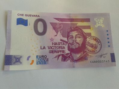 0 euro Schein Souvenirschein Che Guevara 2022-1 Zur Münzmesse Prag Sberatel ausgegebe