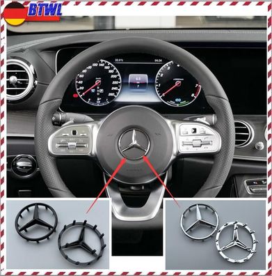 Auto Lenkrad Emblem Abzeichen Aufkleber Dekoration für Benz steering wheel logo