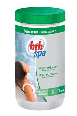 hth Spa pH-Plus Pulver 1,2kg Dose f. Whirlpools & Pools