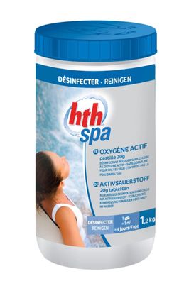 hth Spa Oxytabs Aktivsauerstofftabletten 20g 1,2kg Dose f. Whirlpools & Pools