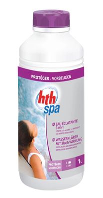 hth spa Wasserklärer mit 3-fach Wirkung 1 Liter für Whirlpools & Swimspas