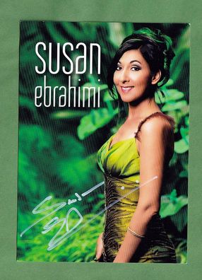 Susan Ebrahimi (Schlagersängerin mit persisch-österreichischen Wurzeln) - signiert