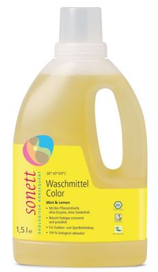 Sonett Waschmittel Color Mint & Lemon 1,5 l