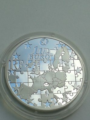 1,5 euro 2004 PP Frankreich Europaerweiterung Europa in original Kapsel