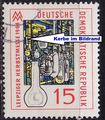 Germany DDR [1964] MiNr 1053 F46 ( OO/ used ) [01] Plattenfehler