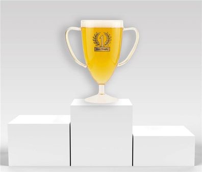Bier Pokal Winkee Bierglas Glas 500ml Sport Trophäe Humpen Auszeichnung