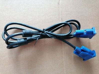 VGA-VGA Kabel Cable 1,5m Monitor Video Fernseher TV PC blau