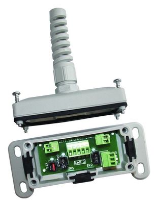 Rolltor-Anschlussdose AD-3 mit Leiterplatine, Anschluss für Opto-Schaltleiste