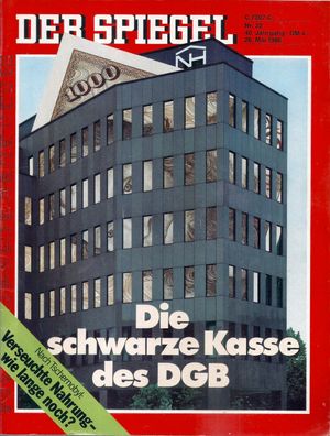 Der Spiegel Nr. 22 / 1986 Die schwarze Kasse des DGB /