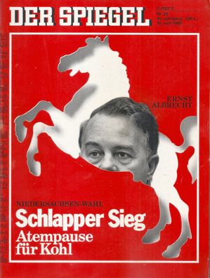 Der Spiegel Nr. 25 / 1986 - Niedersachsen-Wahl: Schlapper Sieg - Atempause für Kohl