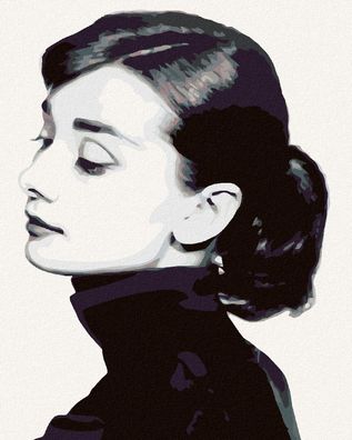 Zuty - Malen nach Zahlen - Audrey Hepburn I, 40x50 cm