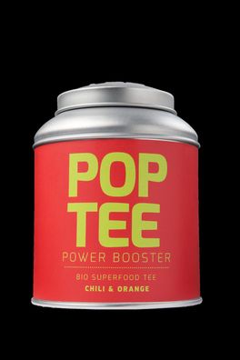 Pop Tee "Power Booster" - Chili & Orange BIO Superfood Tee Neuware