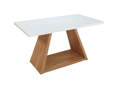 Säulentisch Esstisch Tisch Esszimmertisch Wohnzimmertisch Küchentisch 130x80 cm
