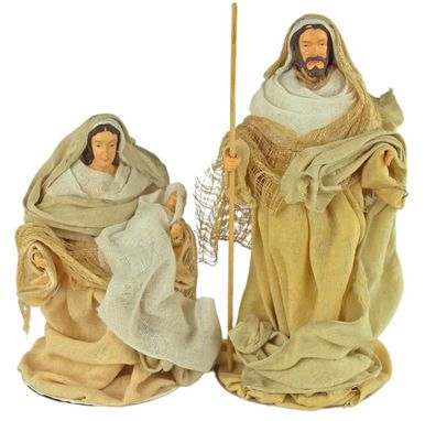 Ankleidefiguren Heilige Familie 2-tlg., ca. 21 cm, CR 38120