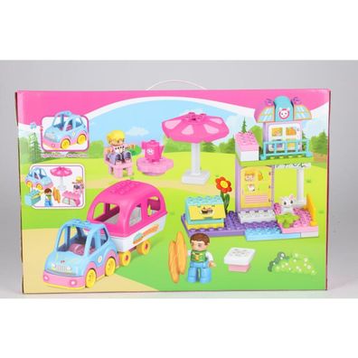 Star Power Bausteine Set Villa Sogno Spielzeug Kinder Babys Auto Innen Außen