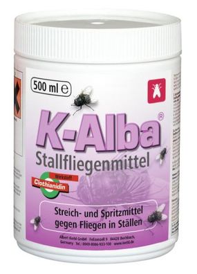 Fliegenmittel K-ALBA 500 ml Streich- und Spritzmittel gegen Fliegen in Ställen