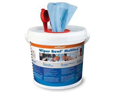 6x zetClean® - Wiper Bowl® Multitex® feuchte Reinigungstücher