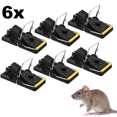 6x Mausefalle Mäusefalle Falle Schlagfalle Tierfalle Maus Mäuse Nagetiere M-609