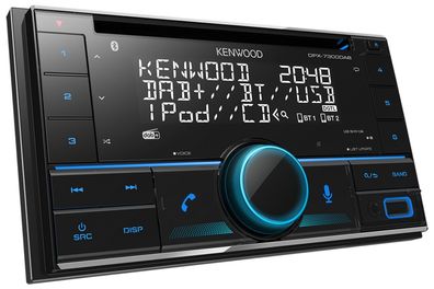 Kenwood DPX-7300DAB Doppel-DIN CD/ MP3-Autoradio DAB Bluetooth USB iPod AUX-IN