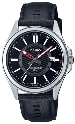 Casio Collection Uhr MTP-E700L-1EVEF Herrenuhr Lederband