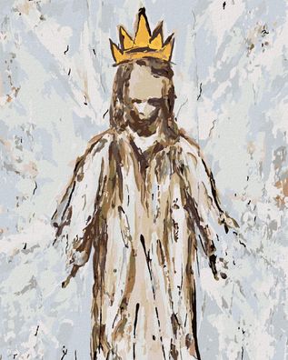 Zuty - Malen nach Zahlen - JESUS (HALEY BUSH), 40x50 cm