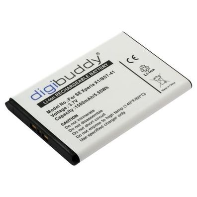 digibuddy - Ersatzakku - Sony Ericsson Xperia X1 / BST-41 - 3,7 Volt 1500mAh Li-Ion