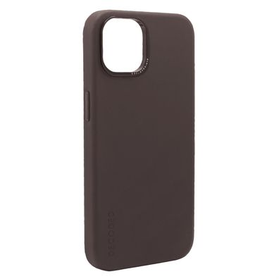 Decoded Leather Backcover für iPhone 14 - Chocolate Brown
