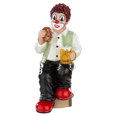 Dekofigur Indoor - Clown Die Jause - Sammelfigur Gildeclowns Clown-Figur Dekofigur