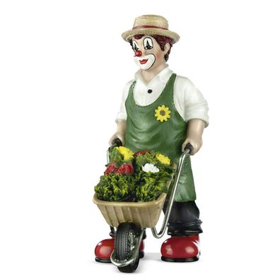 Dekofigur Indoor - Clown Gartenglück - Sammelfigur Gildeclowns Clown-Figur Dekofigur