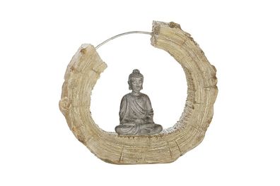 Dekofigur Indoor - Gilde Buddha 19 cm - Skulptur Statue Dekoration Wohnen