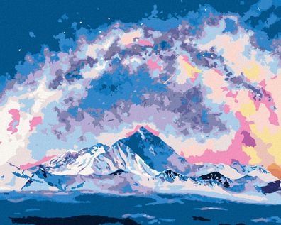 Zuty - Malen nach Zahlen - MOUNT Everest UNTER DER Milchstrasse, 40x50 cm