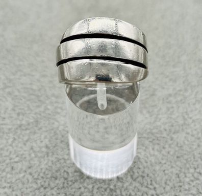 925/ - Silber Bandring von Esprit, Ringgröße 56, 15 mm breit, guter Zustand.