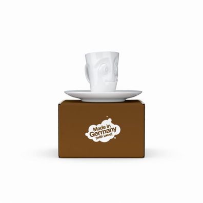 Fiftyeight Espressotasse Lecker 80 ml weiß Mokkatasse