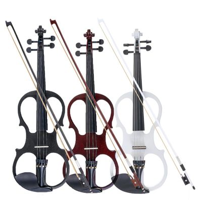 Elektrische Geigen-Linde-Geige mit Kofferdeckelbogen