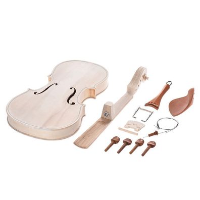 DIY Geigen-Kit aus natürlichem Massivholz in voller Größe mit Äq Fichtenholz