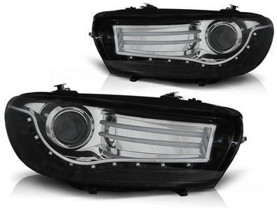 Scheinwerfer mit Standlicht VW Scirocco 08-04 14 Schwarze LED