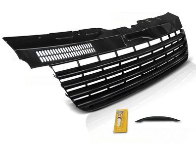 Kühlergrill VW T5 04-09 Transporter Schwarzglänzend