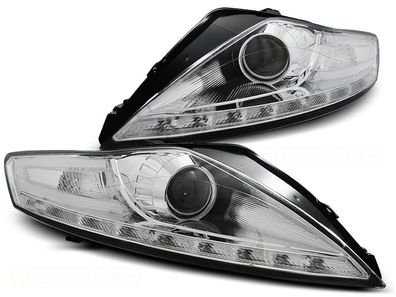 Scheinwerfer mit Standlicht FORD MONDEO 07 07-11 10 CHROM mit LED-Blinker