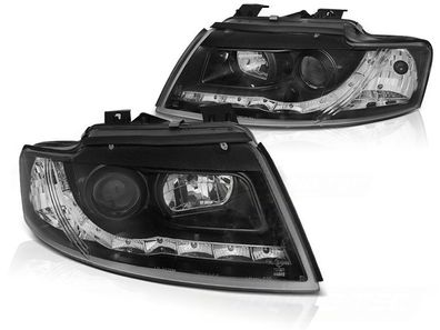 Scheinwerfer mit Standlicht AUDI A4 B6 Cabriolet 02-06 – Schwarz