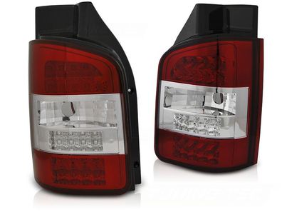 Rückleuchten VW T5 04 03-09 ROT KLAR LED Transporter