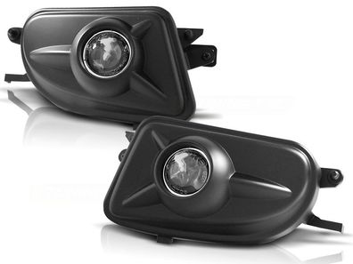 Nebelscheinwerfer Mercedes W210 99-02/ CLK/ SLK Schwarz