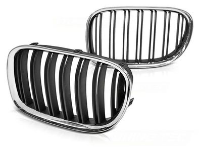 Grill BMW F01 09-15 CHROM Schwarz