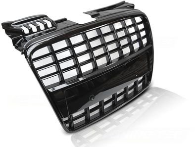 Kühlergrill AUDI A4 B7 04-08 S8 Schwarz Glänzend