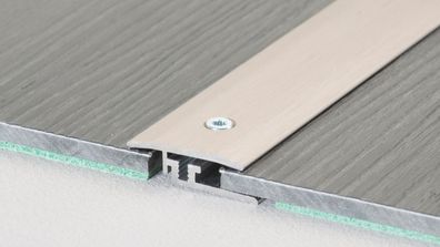 Übergangsprofil Türschiene flach 3,5-8,5mm Materialhöhe LPS326 edelstahl silber