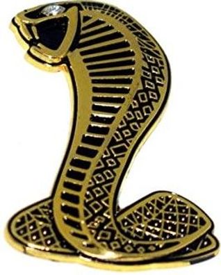 Emblem Shelby Cobra Snake gold