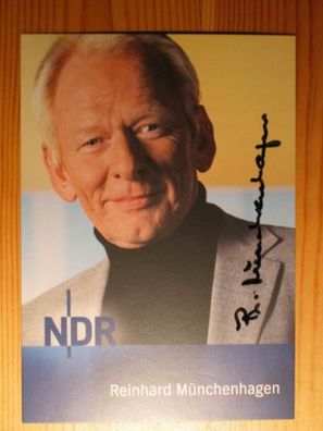 NDR Fernsehmoderator Reinhard Münchenhagen - Autogramm!